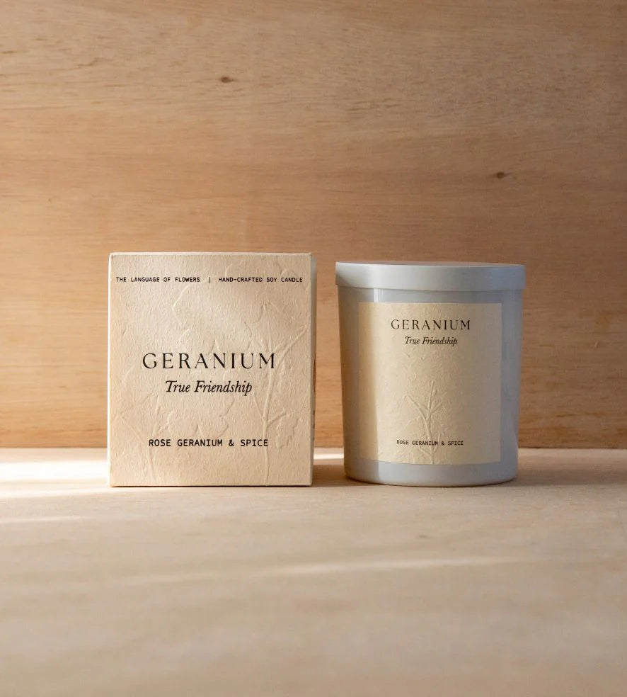 Geranium | 400g Candle | Midnight Rose
