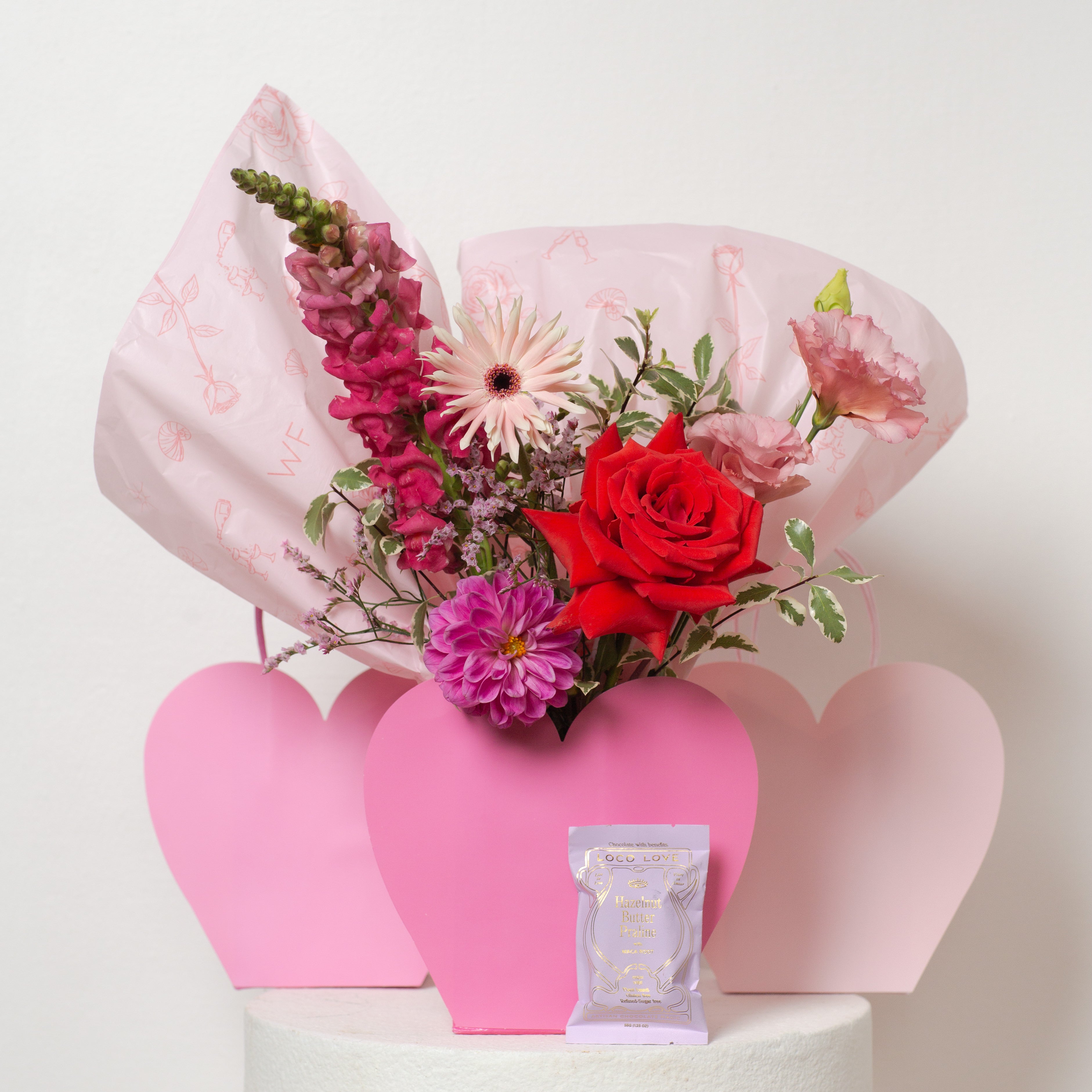 Hearts Desire Vase Arrangement