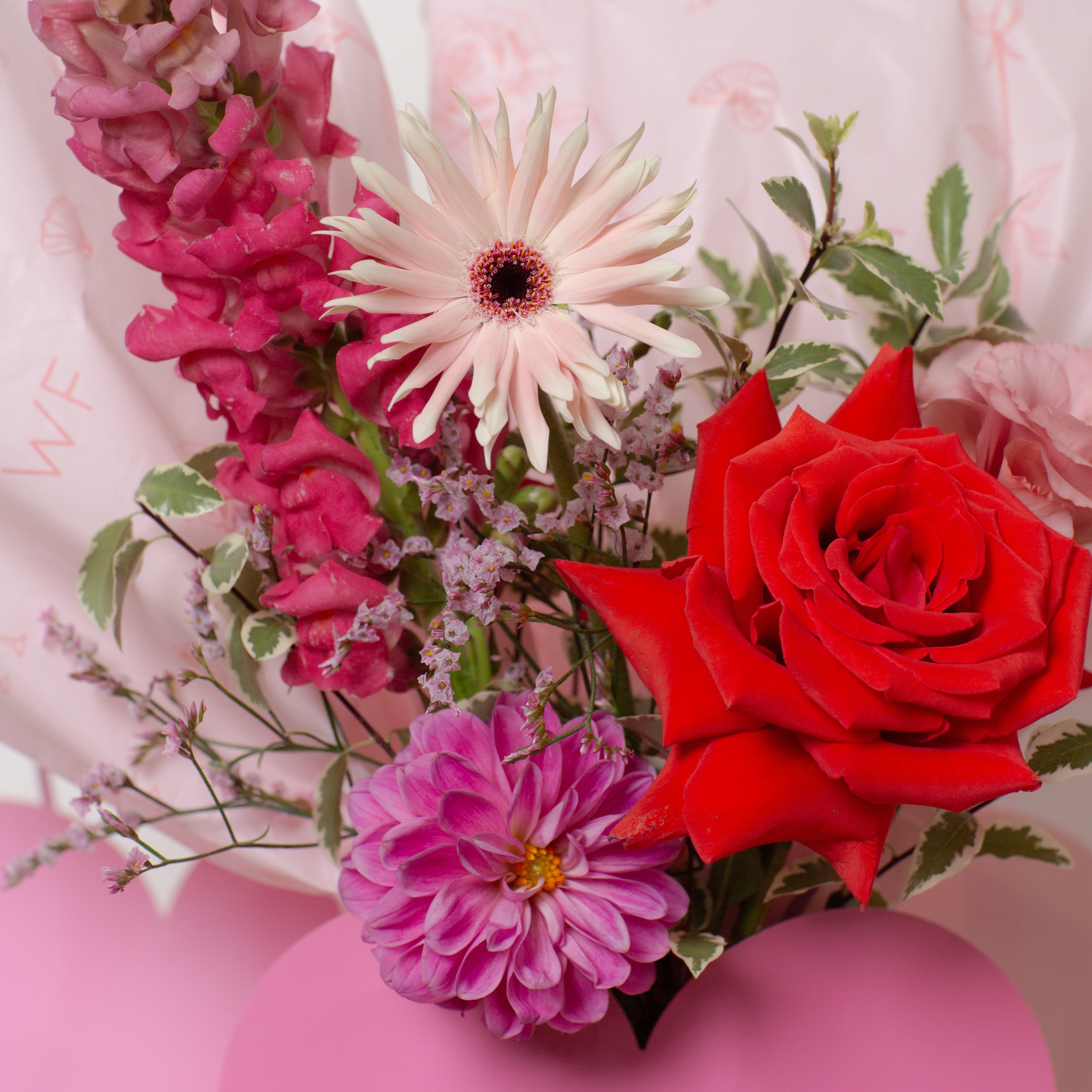 Hearts Desire Vase Arrangement