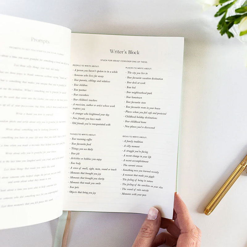 Gratitude Journal Sea Mist