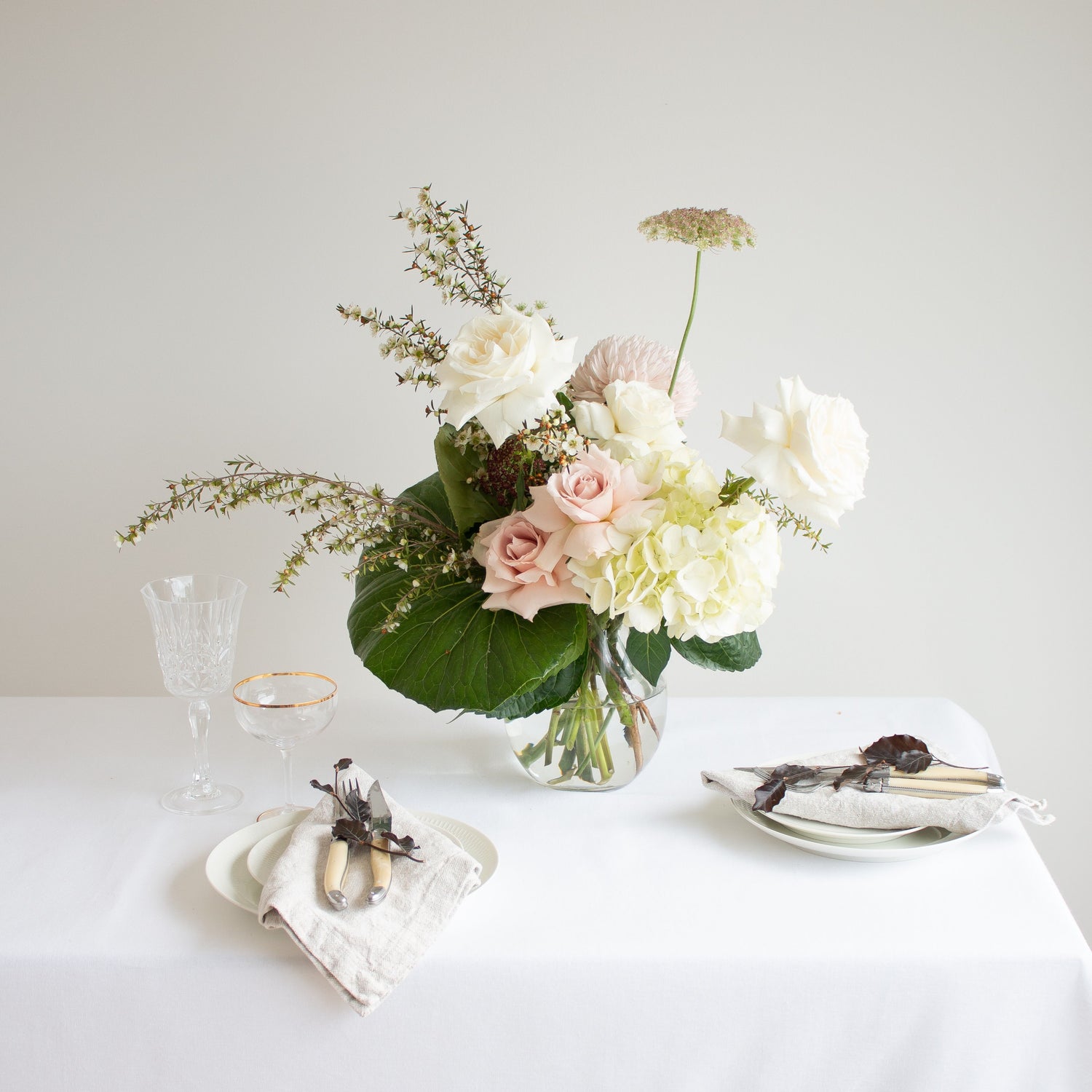 Glass Table Arrangements