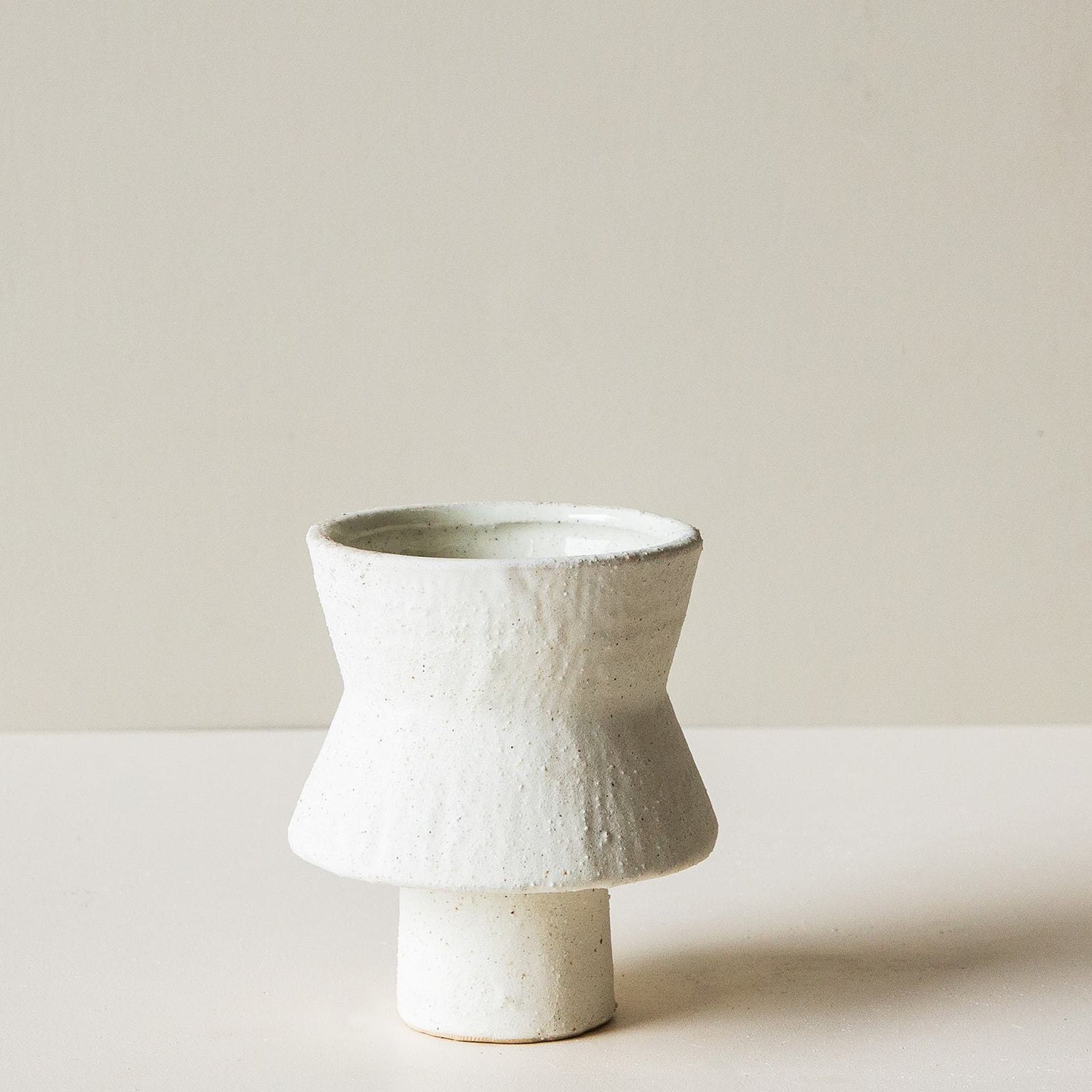Sacha Vase Off White