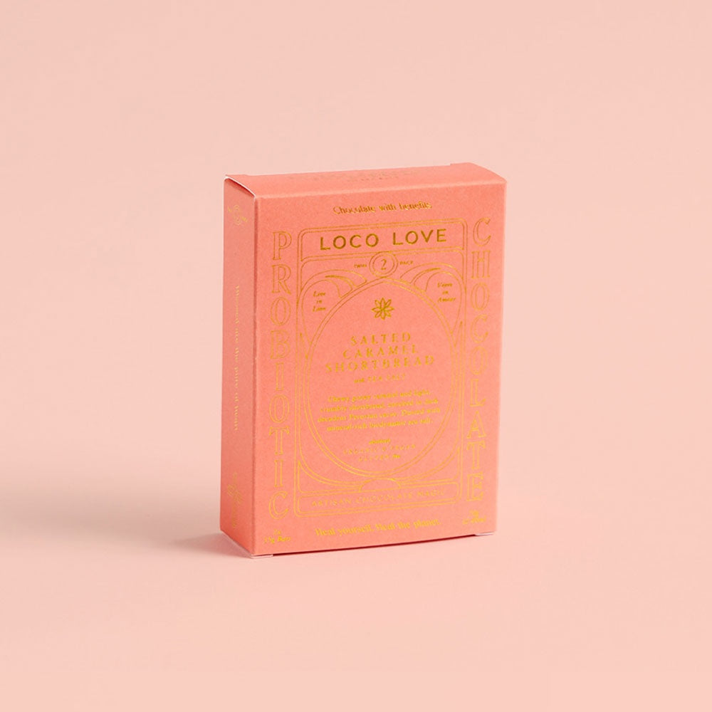 Loco Love Twin Salted Caramel Shortbread Chocolate