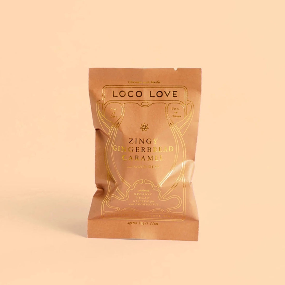 Loco Love Zingy Gingerbread Caramel Single Chocolate