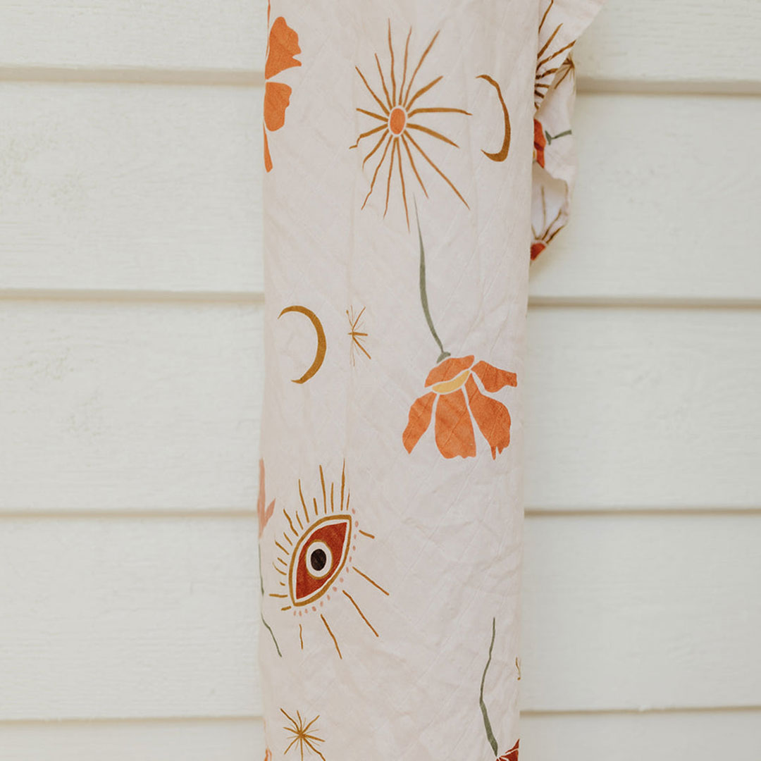 Celestial Eye Muslin Organic Cotton Swaddle