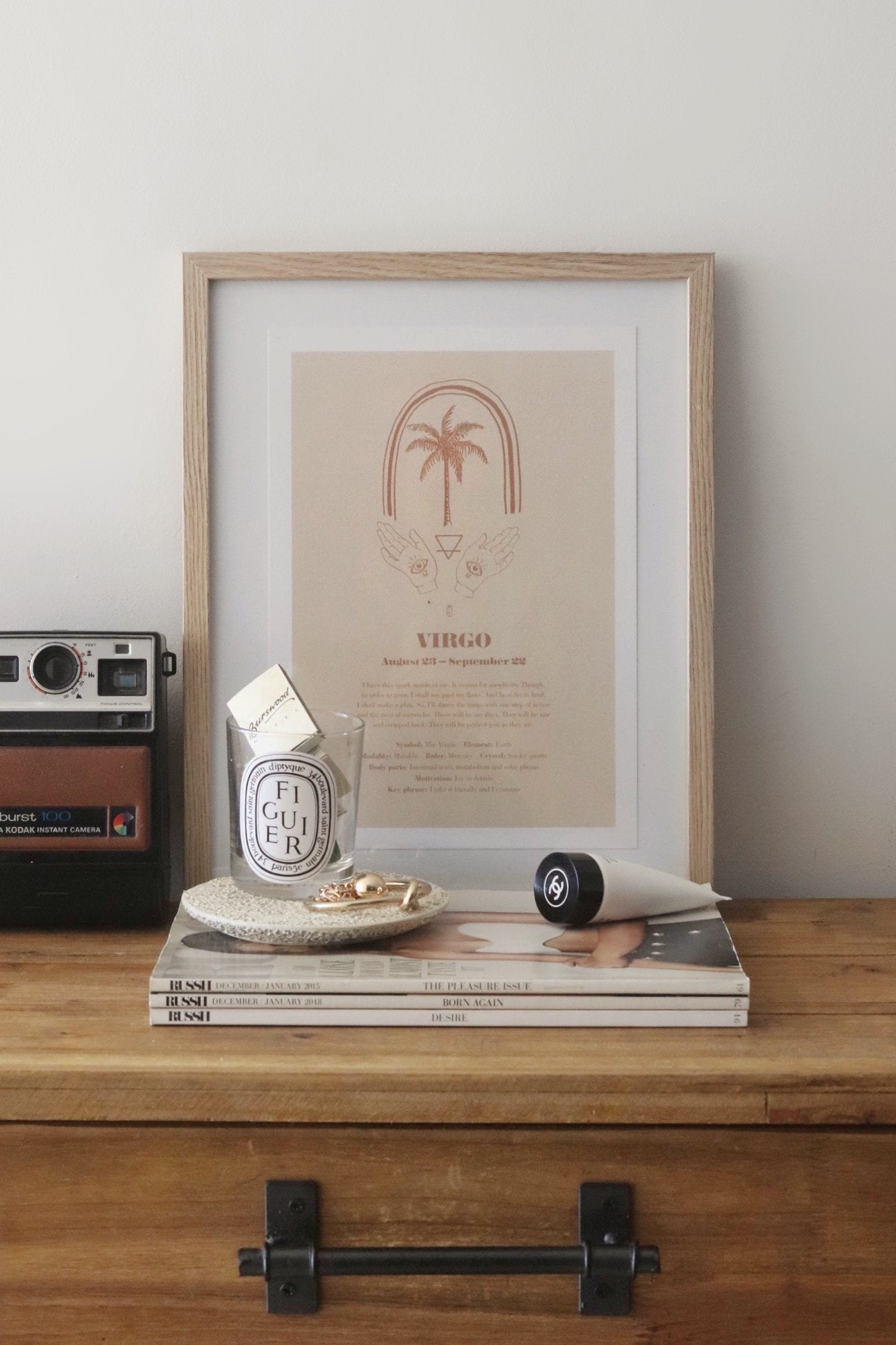 Zodiac Love Notes A4 Print