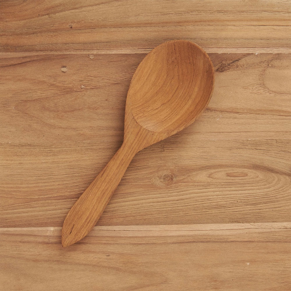 Maha Hand Carved Serving Spoon 26cm