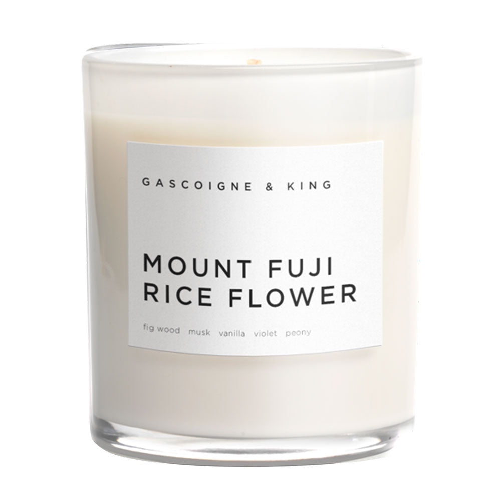 Mount Fuji Rice Flower- Soy Wax Candle
