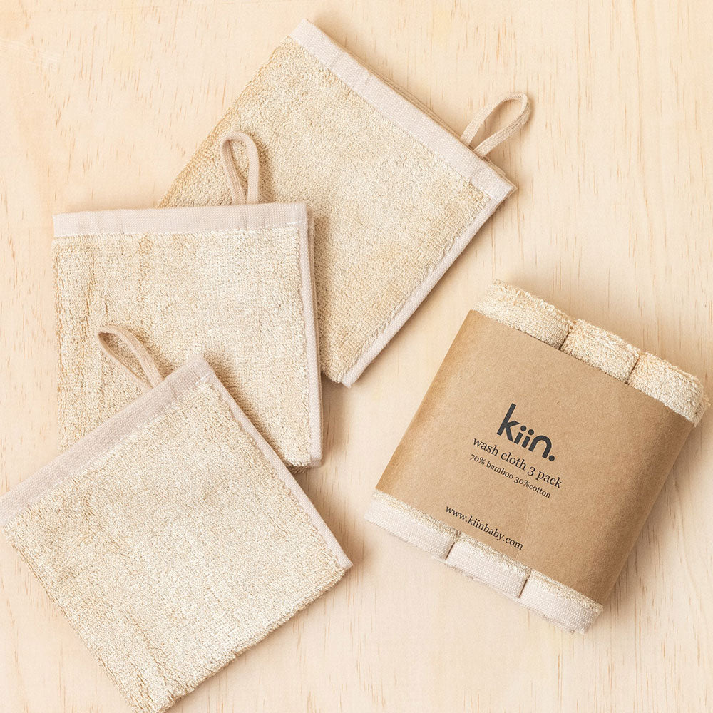 Kiin Wash Cloth 3 Pack