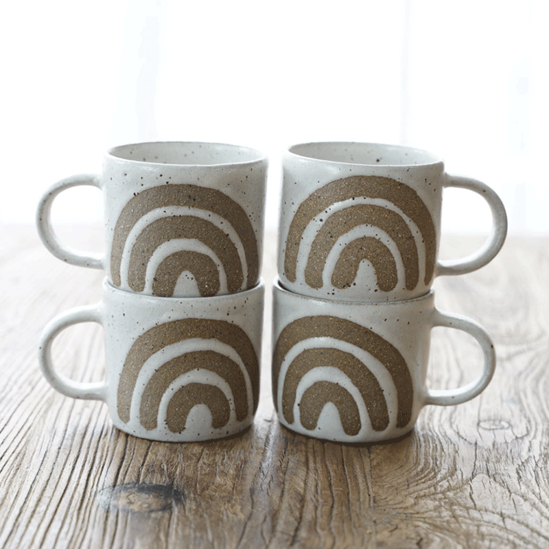 Rainbow Speckled Mug