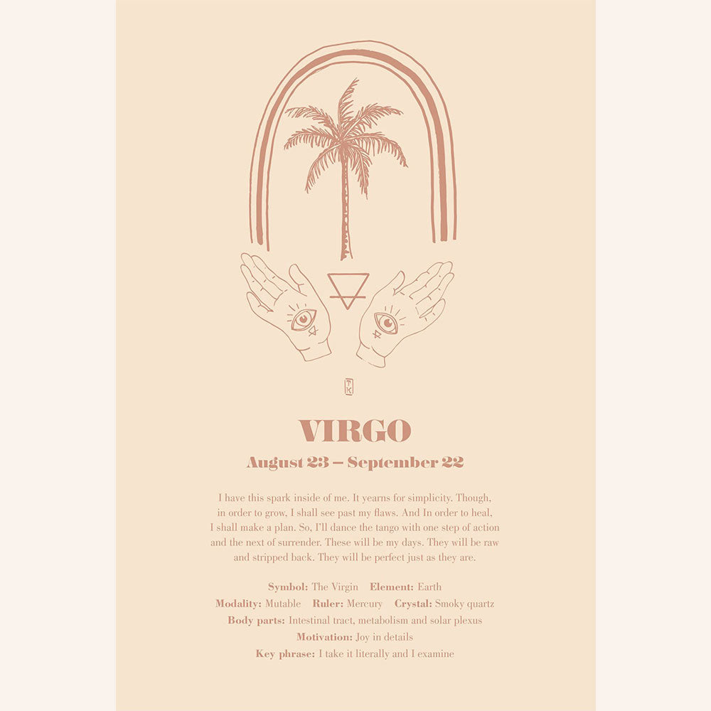 Zodiac Love Notes  A4 Print