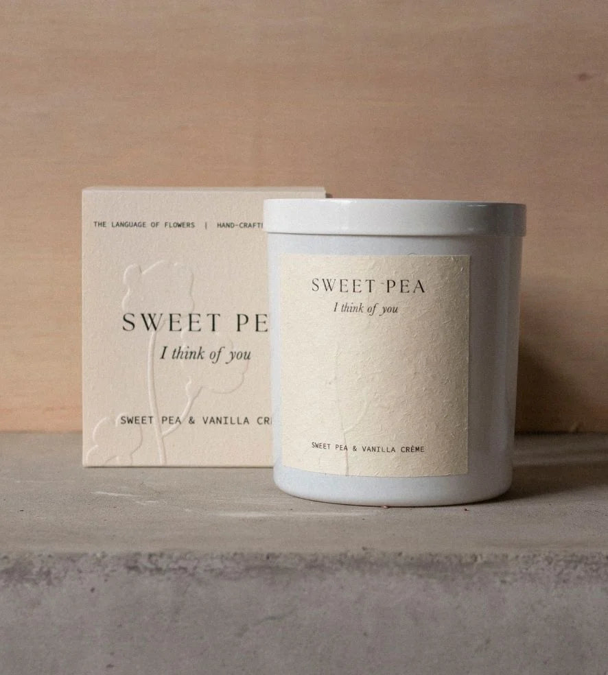 Sweet Pea | 400g Candle | Sweet Pea and Vanilla Cream