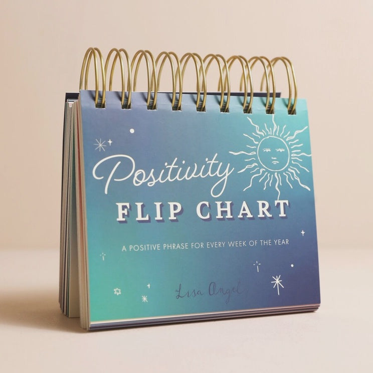 Floral Positivity Flip Chart