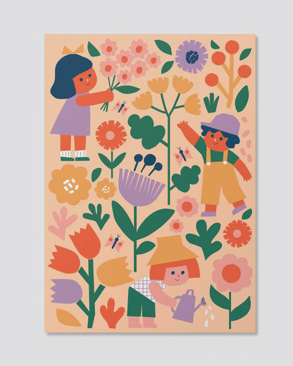Kids Paint by Numbers | Flower Patch