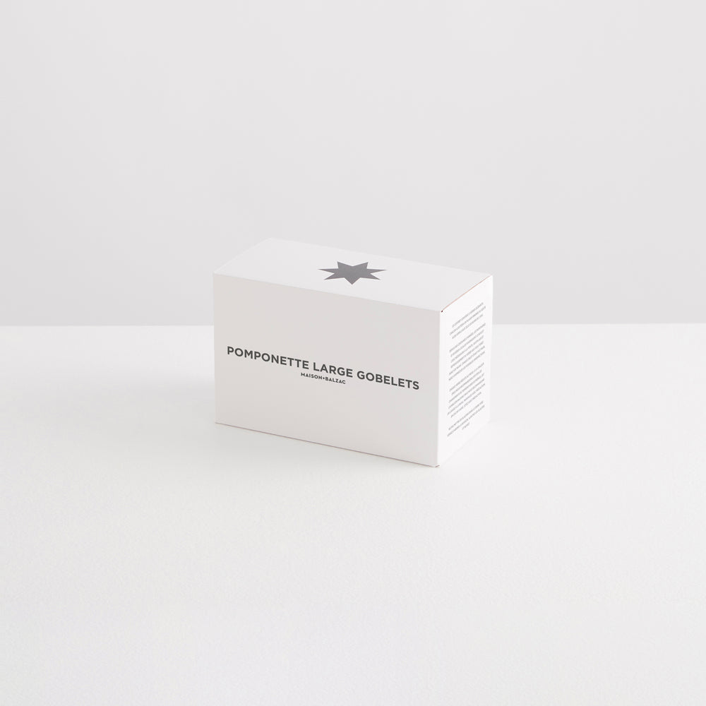 Pomponette Gobelets | Clear & Multi