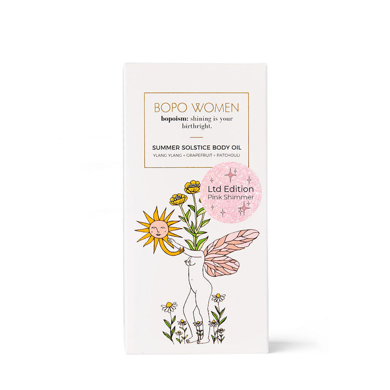Summer Solstice Body Oil | Pink Shimmer