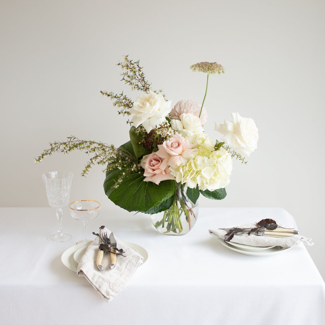Glass Table Arrangements