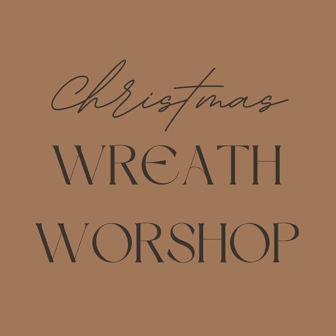 Christmas Wreath Workshop | 29th Nov