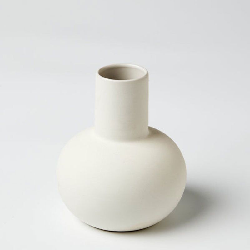 Happy Vase Pure White Small