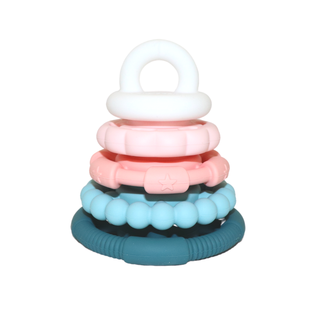 Rainbow Stacker &amp; Teether Toy