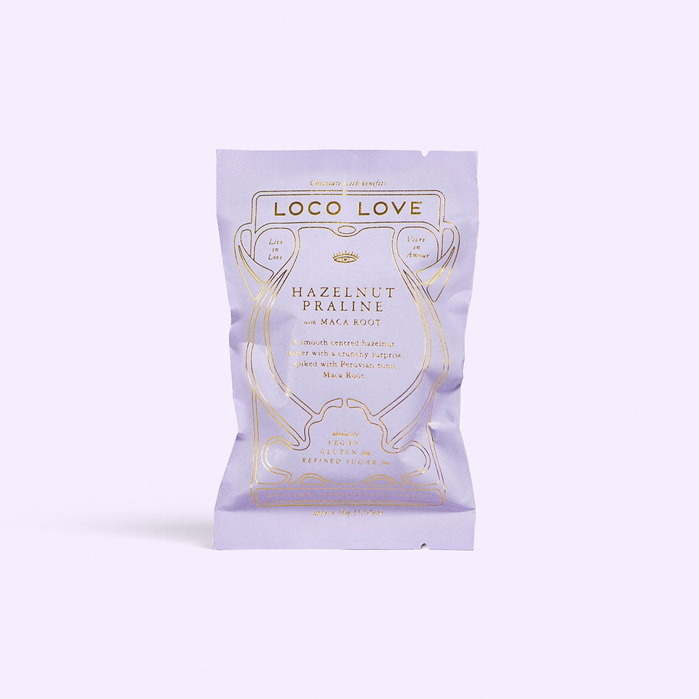 Loco Love Hazelnut Praline Single Chocolate