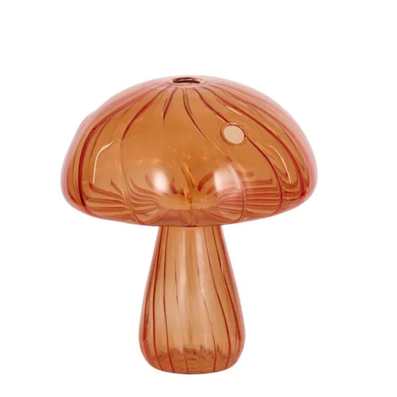 Myth Glass Mushroom Vase | Red