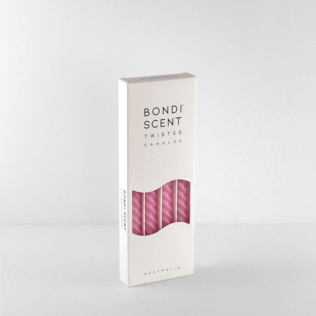 Bondi Scent Pink Twisted Candles
