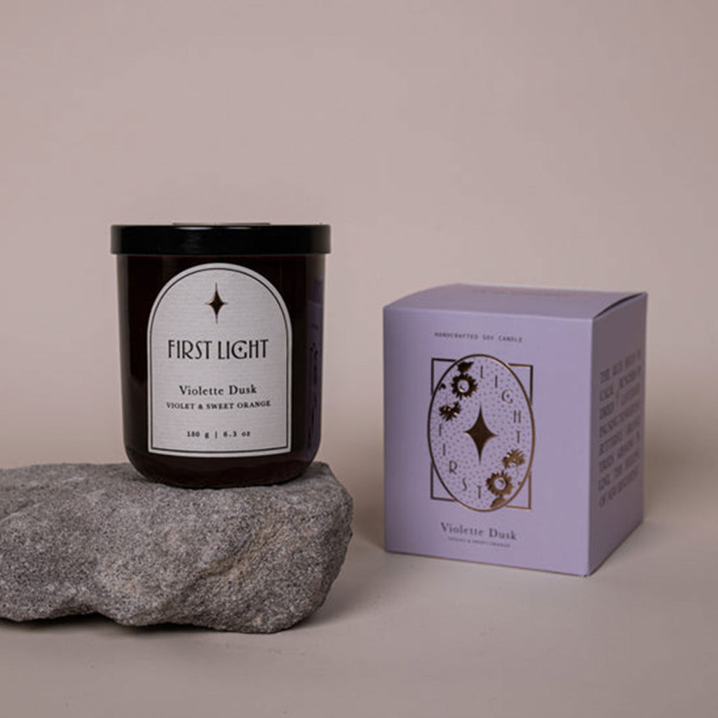 Violette Dusk Soy Candle WILD FORAGER